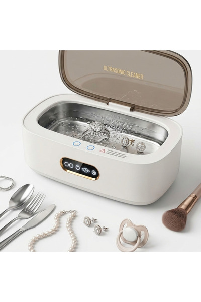 LUDORA Aparat de curatare cu ultrasunete LUDORA®, inox, 45kHz, 4 moduri de cu...