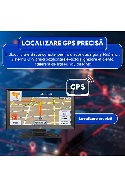 FAMIFY Ecran multimedia auto portabil, 9 inch, 8 GB, 256 MB RAM, negru, pentru mașini și camioane, negru