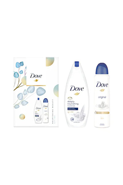 Dove Original Gift Set: Antiperspirant Spray 150 ml + Shower Gel 250 ml
