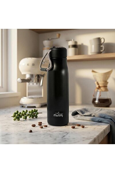 Any Morning BA21547 Thermos 600 Ml, Stainless Steel, Leak-Proof Lid, 8 Hours ...