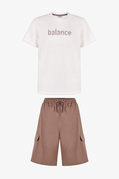 Penti Men's Colorful Balanced Mood Pajama Set