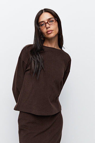 urban focus Sıfır Yaka Sweatshirt