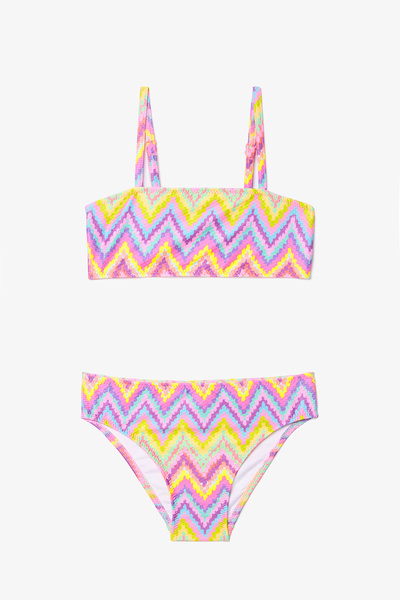 Penti Girl's Zigzag Bandeau Bikini Set