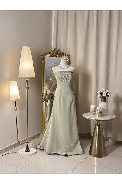 vanus fashion 6496-فستان سهرة طويل