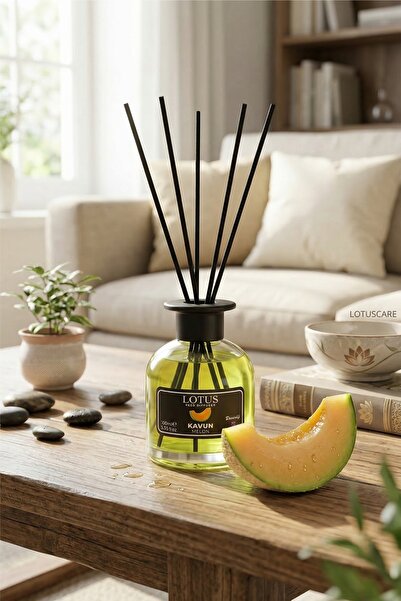 PROMOSYONİK Kavun Bambu Çubuklu Oda Kokusu 100 ml | Ferahlatıcı ve Egzotik Etki