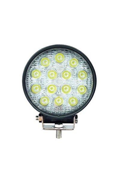 Xenon Bright Proiector LED auto off-road 42W/12V-24V, 3080 lumeni, rotund, fa...