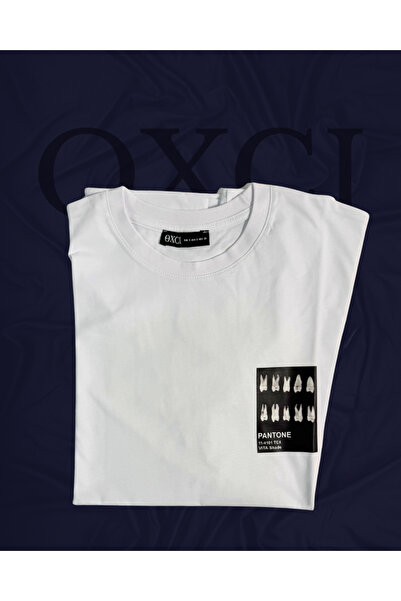 OXCI Dentist X-Ray Baskılı Beyaz Unisex Tişört