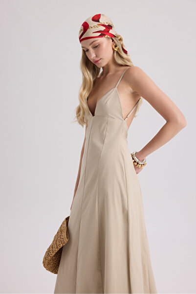 BOHEMAİ Rochie lungă Onella Strappy Stone