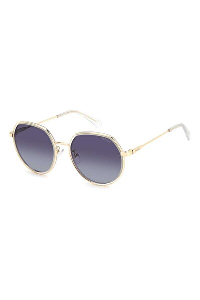 Polaroid Ochelari de soare pentru femei PLD 4160/G/S/X/ J5G ​​GOLD, Alb, Rotu...