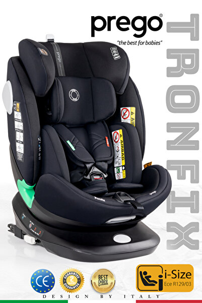 Prego Tronfix 360 Derece Dönebilen 0-36 Kg Isofixli I-size Oto Koltuğu