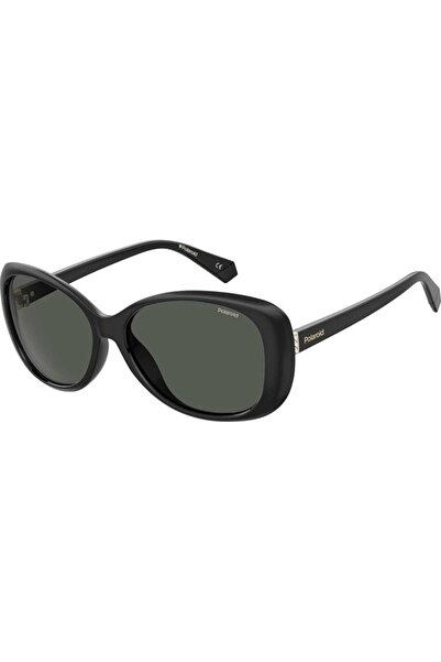 Polaroid PLD 4097/S 807/M9 Women's Sunglasses, Black, Oval, 58 mm