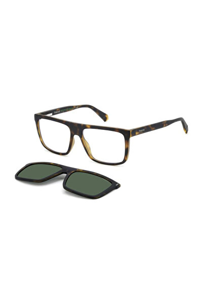Polaroid Polarized Clip On Eyeglass Frames Men PLD 6230/CS N9P, Plastic, Hava...
