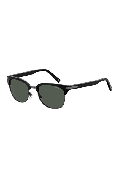 Polaroid Polarized Sunglasses Men PLD 2076/S 807/M9, Metal, Black, 53 mm