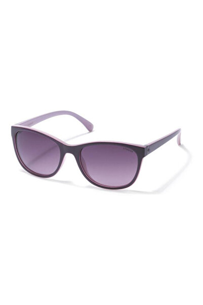 Polaroid P 8339 C6/TJR Women's Sunglasses, Purple, Rectangular, 55 mm