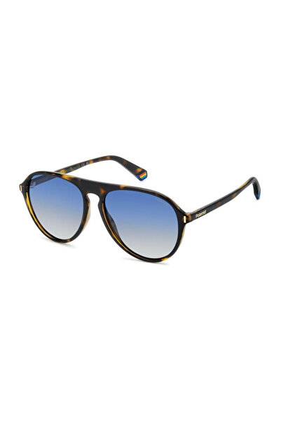 Polaroid Polarized Sunglasses Men Polaroid PLD 6225/S 086/Z7, Plastic, Havana...