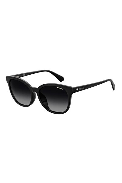 Polaroid PLD 4089/F/S 807WJ Women's Polarized Sunglasses, Black, 55 mm