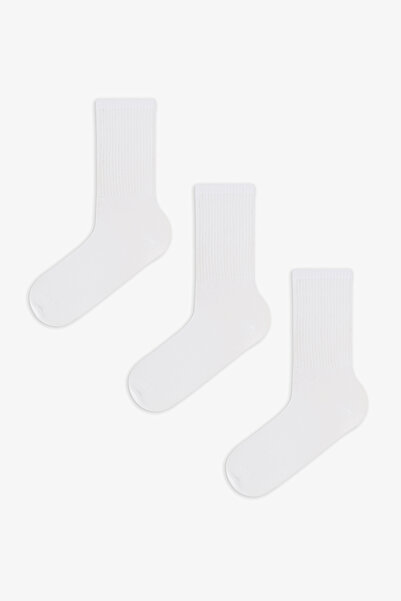 Penti Men's Tennis White 3-Piece Socket Socks