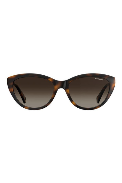 Polaroid Polaroid, Polarized Cat-Eye Sunglasses, Brown, 55-18-145 Standard