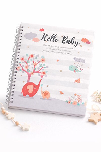 OEM Jurnal Bebelus cu Set de Stickere Cadou Ideal Nou-Născut & Baby Shower