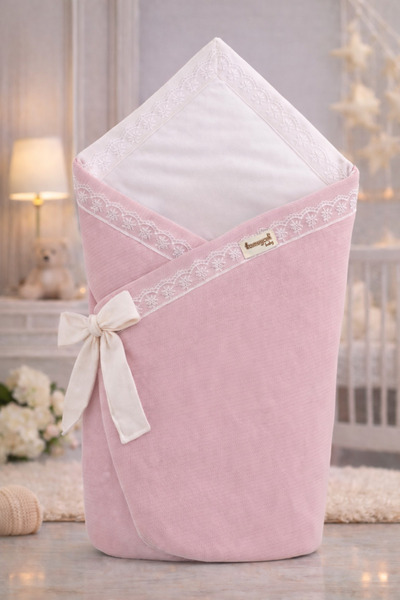 Tomuycuk Lacy Baby Swaddle Blanket 100% Cotton 85X85 cm – Soft & Comfortable ...