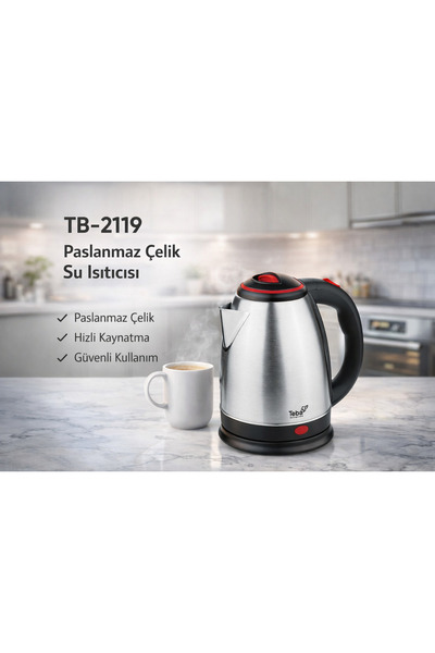 Teba TB-2119 Çelik Kettle