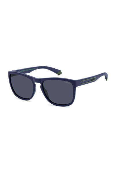 Polaroid Unisex Pld 2161/s Rct Polarized Sunglasses, Plastic, Blue, 57 Mm