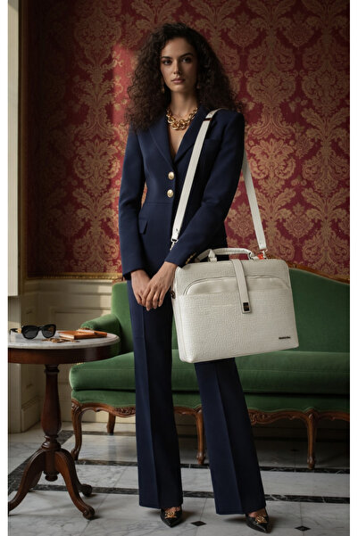 Zetla Laptop and Briefcase White