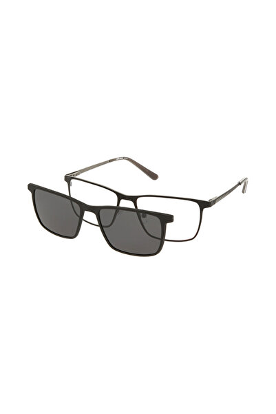 Solano Rame de ochelari CL 10180B polarizate ClipON pentru bărbați, metal, ne...