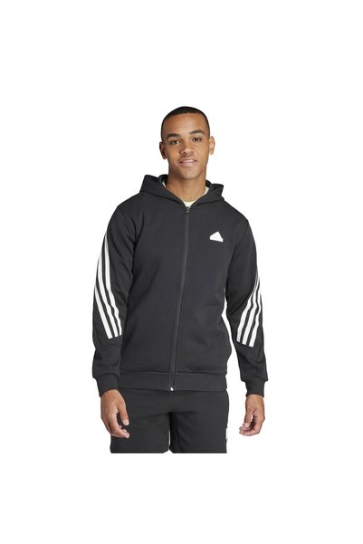 adidas Ανδρικό Future Icons 3-stripes Full Zip Μαύρο μπουφάν Ir9159