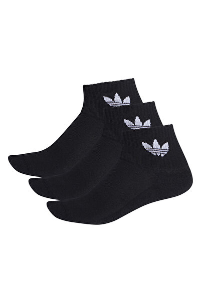 adidas Mid Ankle 3'lü Unisex Siyah Çorap