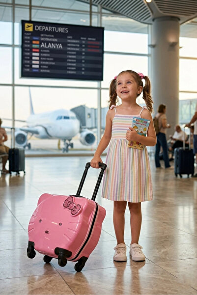 Laguna Kitty Pembe Çocuk Valizi