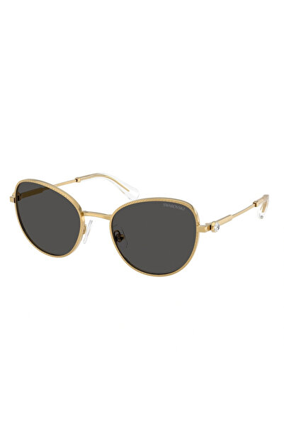 Swarovski Women's Sunglasses Swarovski SK7032 400487 54, Metal, Gold, 54 mm