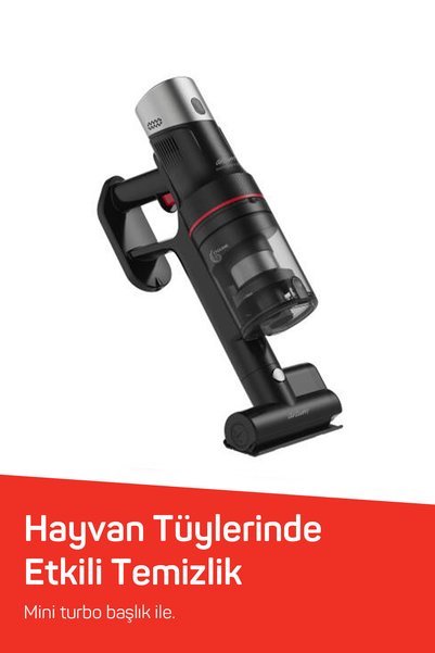Arzum AR4210 MagiClean HydroFlex Dikey Şarjlı Süpürge 500W, BLDC Motor Gücü, 60 Dk Kullanım, Siyah