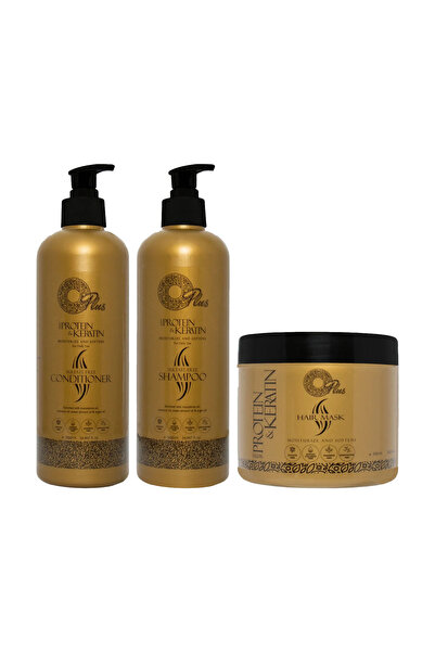 Oplus مجموعة بروتين وكيراتين الشعر المعالج من اوبلس - 500 مل