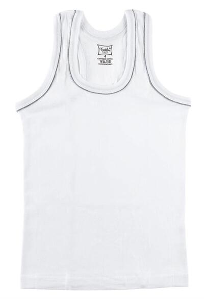 Hepsine Rakip Boy's Cotton Stretch Fabric Sports Athlete Undershirt 6-Pack