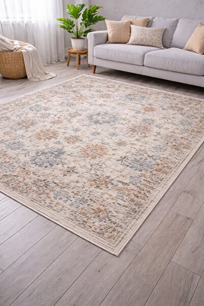 Akbel Halı İndiana In 05 Multi Vintage Etnik Desenli Modern Halı – Yıkanabili...