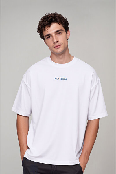 Klotho MAIA Men's Pickleball Back Printed Oversize T-Shirt