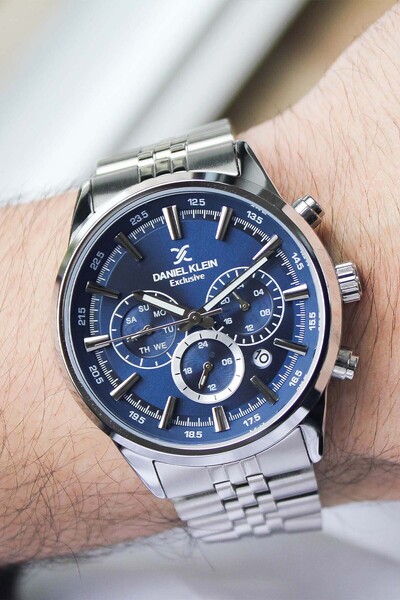 Daniel Klein Dk297546 Men's Wristwatch with Steel Strap