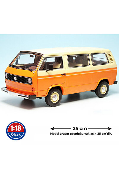 Schuco 1:18 Ölçek 1978 Volkswagen T3A Minibus Diecast Metal Minyatür Model Ar...