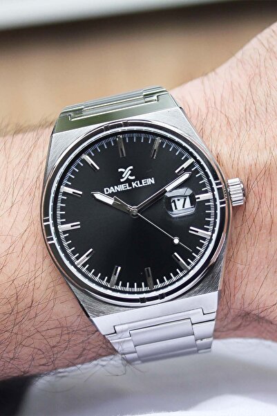 Daniel Klein ساعة يد رجالية بحزام فولاذي DK434477