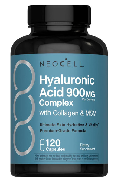 Neocell Hyaluronic Acid Complex 900mg 120 Capsules with BioActive Collagen Pe...