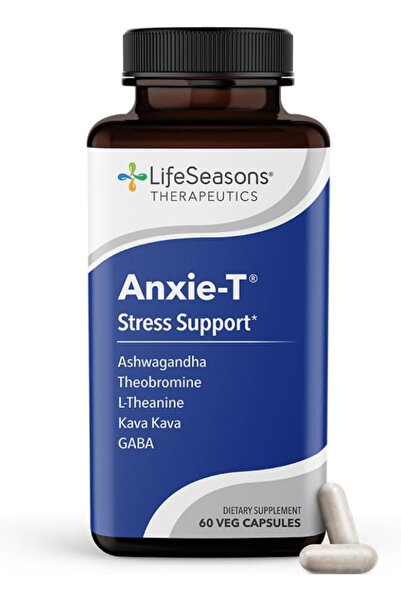 LifeSeasons Anxie-T - Stress Relief - Supports Mood & Mental Focus - Feel Cal...