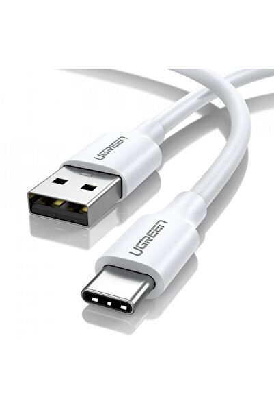 Ugreen Cablu de date USB la tip C 2 m, placat cu nichel - alb