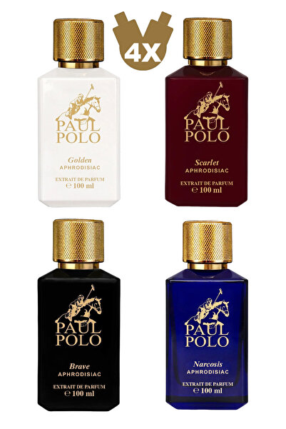 PAUL POLO Golden,scarlet, Kadın Ve Brave, Narcosis Erkek Afrodizyak Etkili Pa...