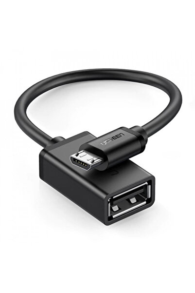 Ugreen Cablu adaptor OTG (10396) USB la Micro-USB, viteză 480 Mbps, 15 cm - N...
