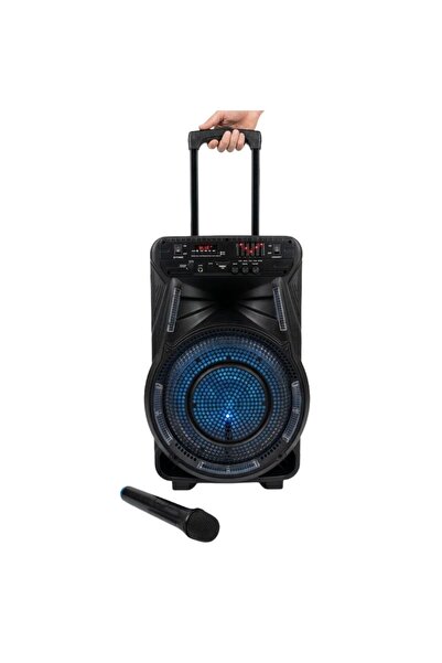 Wainer SK02 Portable Speaker - 70W RMS, 12" Woofer, Wireless Mic, Karaoke, RG...