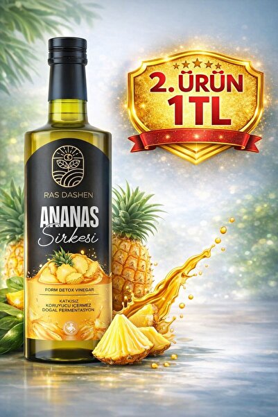 RAS DASHEN Yüksek Kalite Ananas Sirkesi Doğal Fermantasyon 250 ml