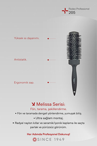 RODEO 205 حذاء ميليسا أسود احترافي