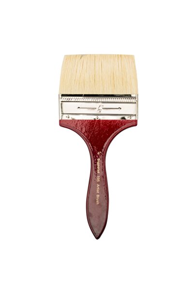 Bigpoint 105 Series Natural Bristle Flat Floor Brush No: 4 X 12 Pieces