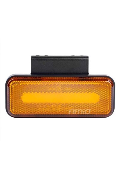 AMIO Lampă de semnalizare LED dreptunghiulară, portocalie 12-24V
